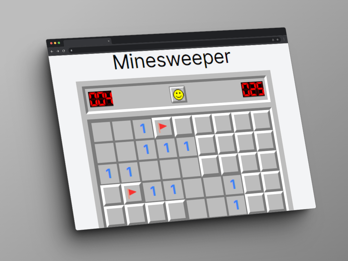 A screenshot of MineSweeper